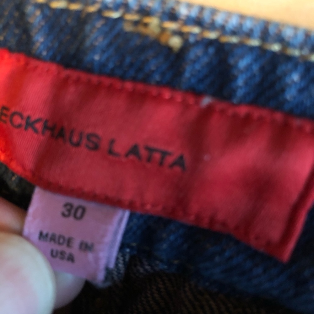 ECKHAUS LATTA Chemtrail printed wide leg jeans - Picture 5 of 7